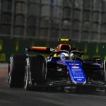 Franco Colapinto festejó su carrera en Las Vegas, donde ganó Russell y Verstappen se consagró campeón